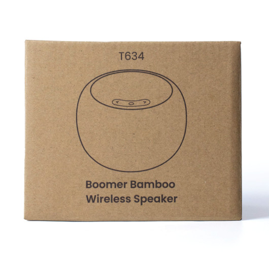 Bamboo Wireless Speakers Box